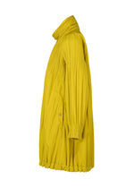 PADDED PLEATS COAT Coat Mustard