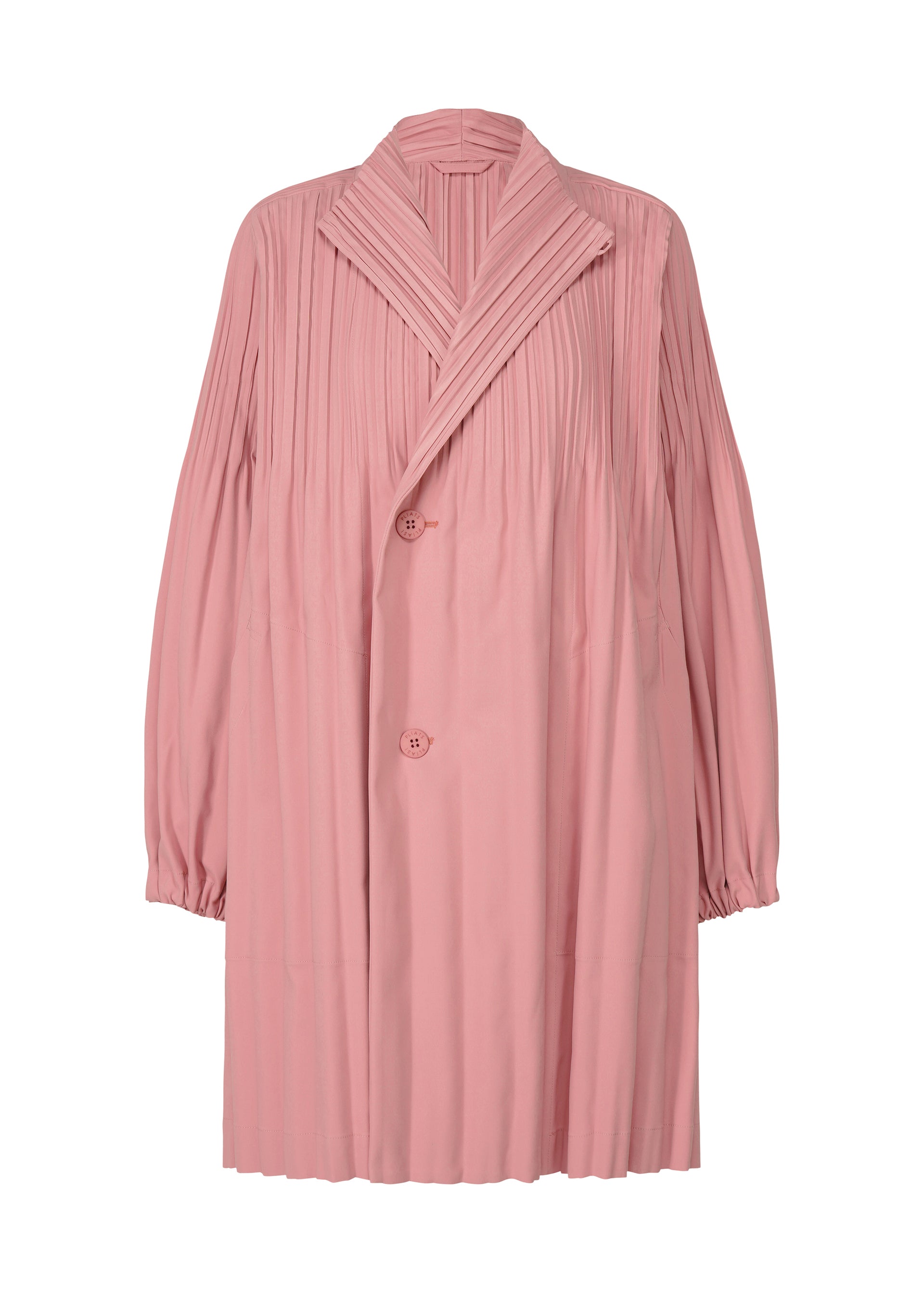 PLEATS PLEASE ISSEY MIYAKE◇パデットコート/コート/4/ポリエステル