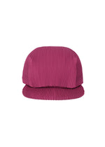 A detail shot of the PLEATS PLEASE ISSEY MIYAKE PLEATS CAP hat.