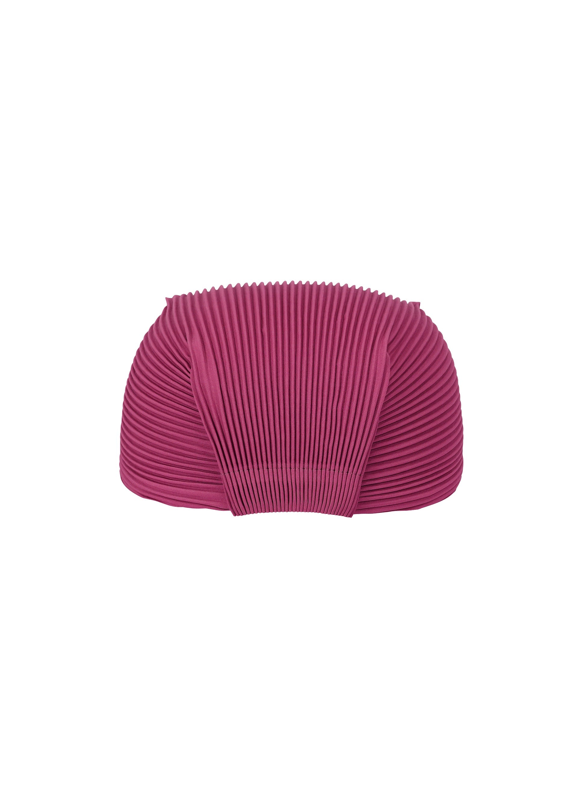 A detail shot of the PLEATS PLEASE ISSEY MIYAKE PLEATS CAP hat.