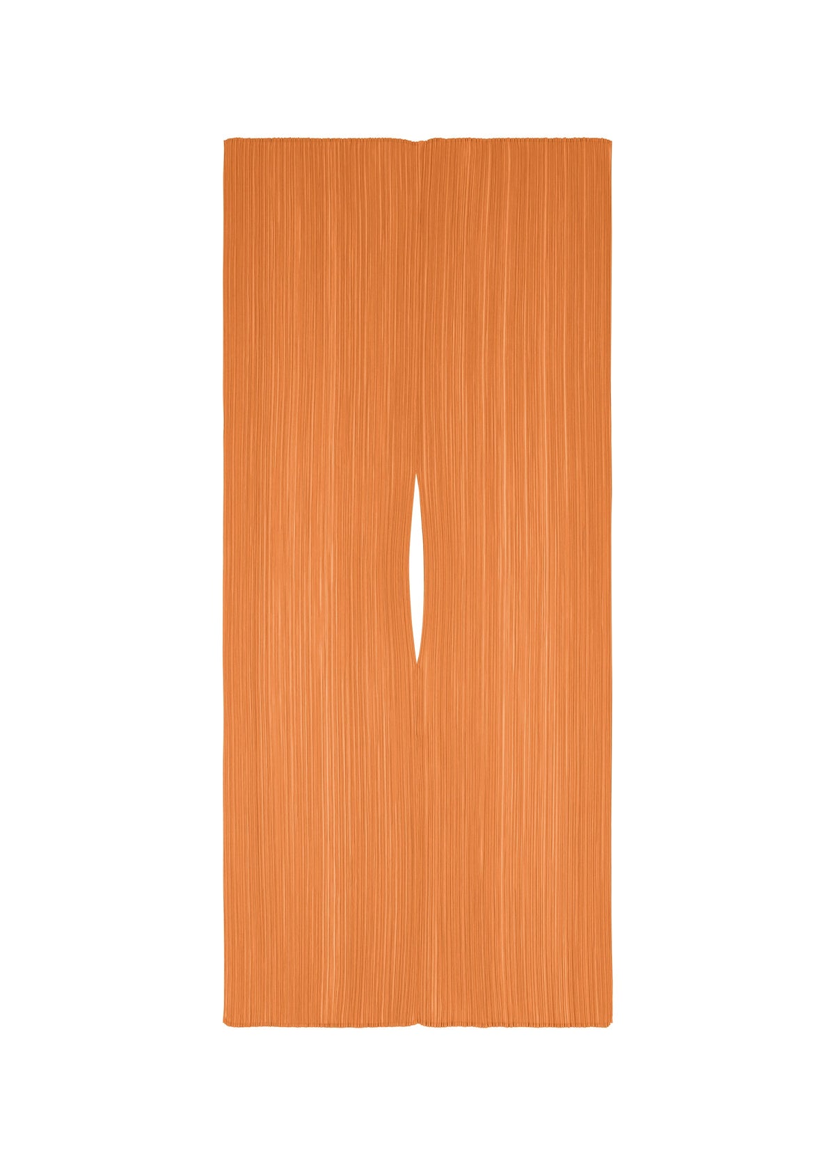 A product shot of the PLEATS PLEASE ISSEY MIYAKE MADAME T AUGUST stole in apricot (57).
