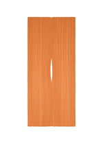 A product shot of the PLEATS PLEASE ISSEY MIYAKE MADAME T AUGUST stole in apricot (57).