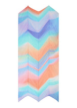 A detail shot of the PLEATS PLEASE ISSEY MIYAKE GROOVE SCARF stole.
