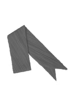 A product shot of the PLEATS PLEASE ISSEY MIYAKE MONTHLY SCARF SEPTEMBER stole in grey (12).