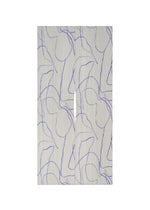 A product shot of the PLEATS PLEASE ISSEY MIYAKE PAUSE MADAME T stole in grey (12).
