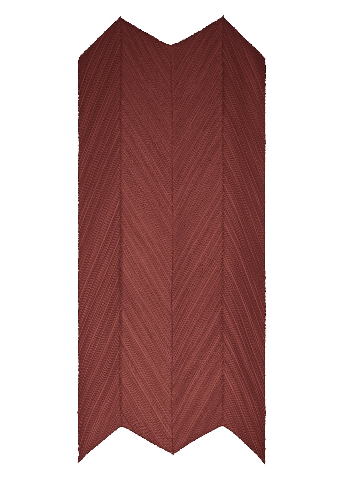 A detail shot of the PLEATS PLEASE ISSEY MIYAKE MONTHLY SCARF OCTOBER stole.
