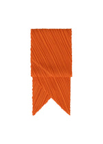 A product shot of the PLEATS PLEASE ISSEY MIYAKE O SCARF DECEMBER accessories in orange (32).