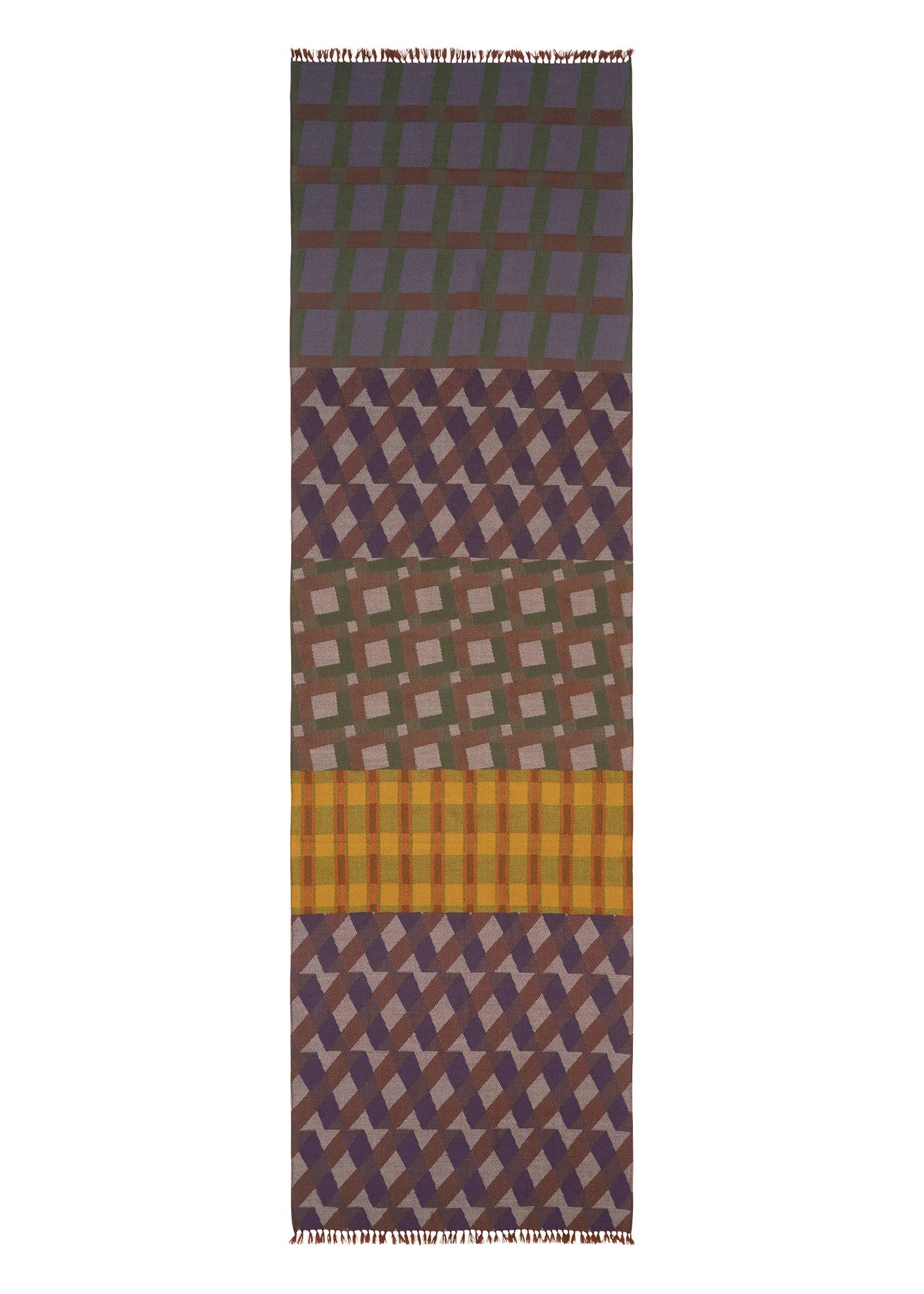 A detail shot of the PLEATS PLEASE ISSEY MIYAKE HARMONY WOOL SCARF accessories.