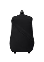 A product shot of the PLEATS PLEASE ISSEY MIYAKE BIAS PLEATS BACKPACK bag in black.