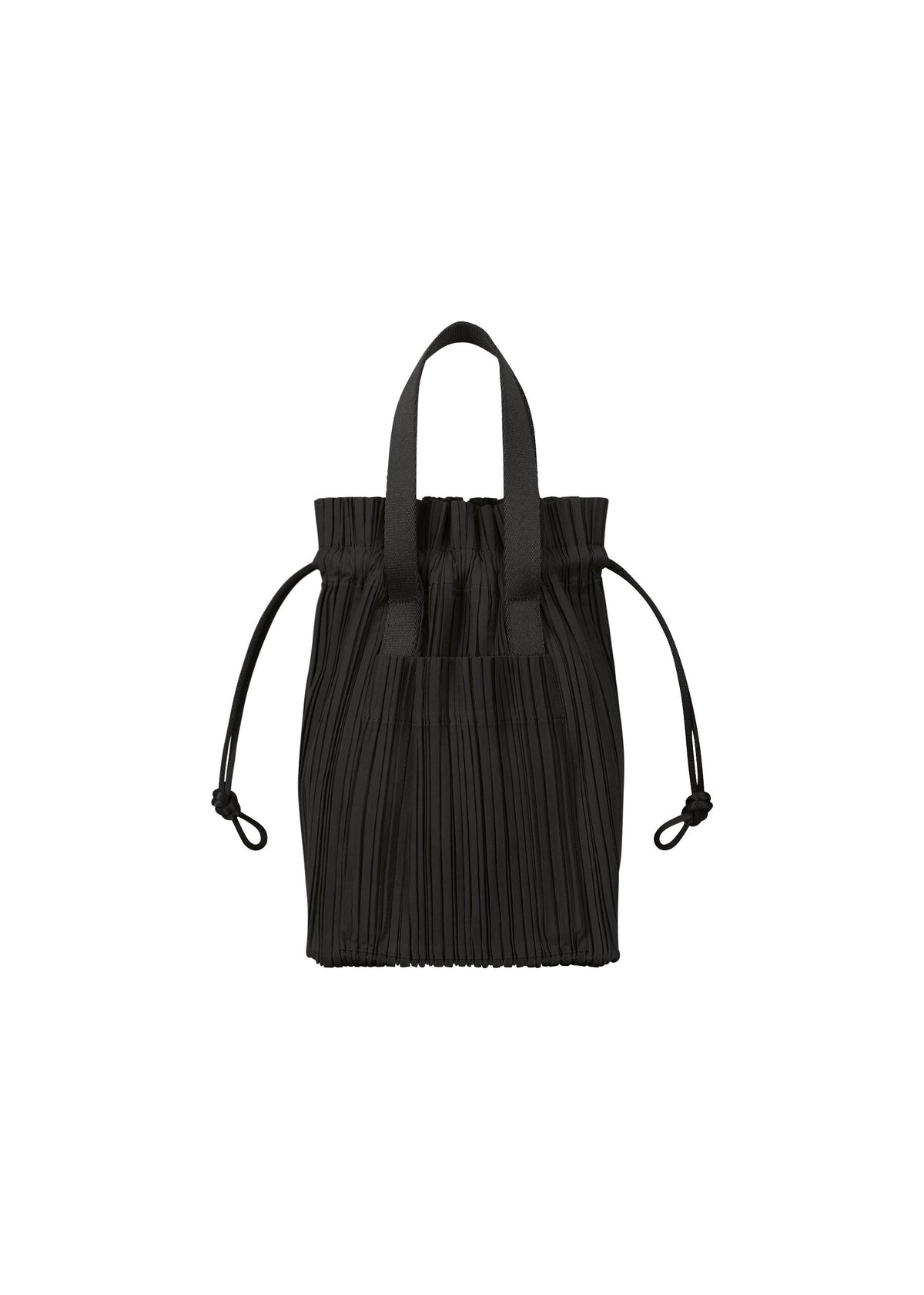 A product shot of the PLEATS PLEASE ISSEY MIYAKE PLEATS TOTE BAG bag in black (15).