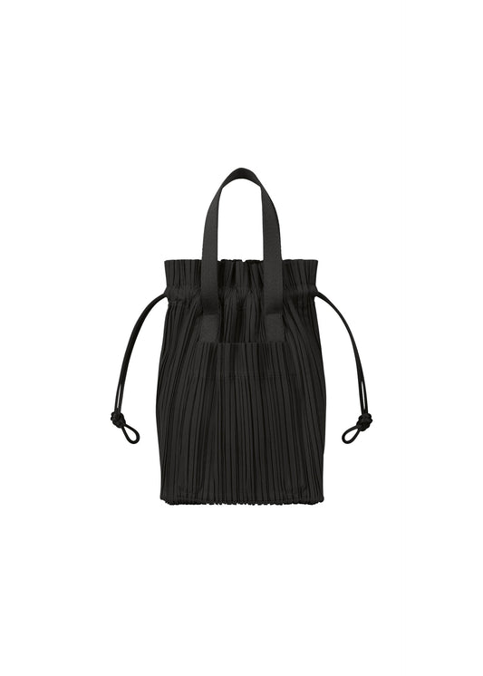 A product shot of the PLEATS PLEASE ISSEY MIYAKE PLEATS TOTE BAG bag in black (15).