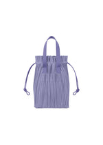 A product shot of the PLEATS PLEASE ISSEY MIYAKE PLEATS TOTE BAG bag in steel blue (74).
