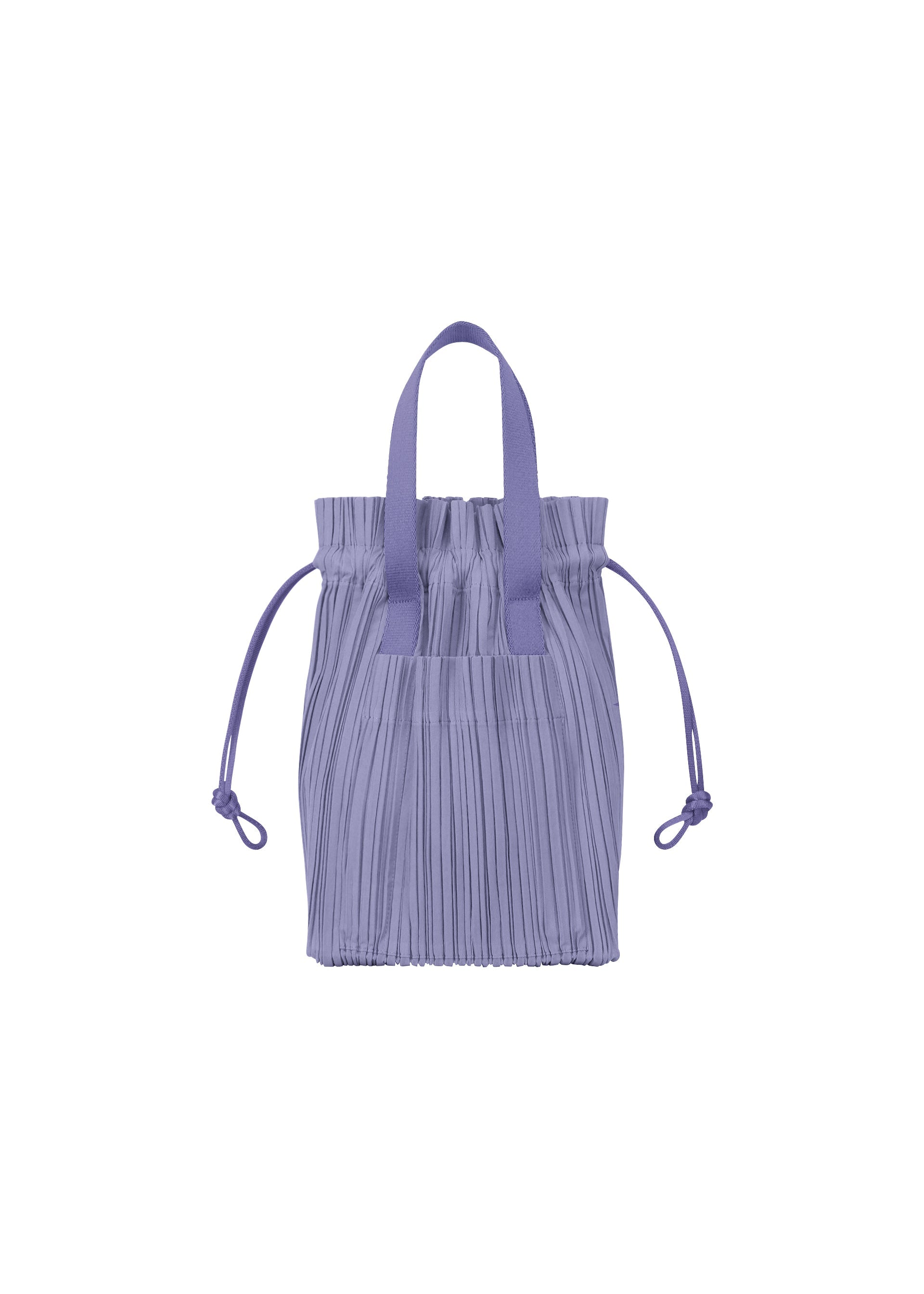A product shot of the PLEATS PLEASE ISSEY MIYAKE PLEATS TOTE BAG bag in steel blue (74).