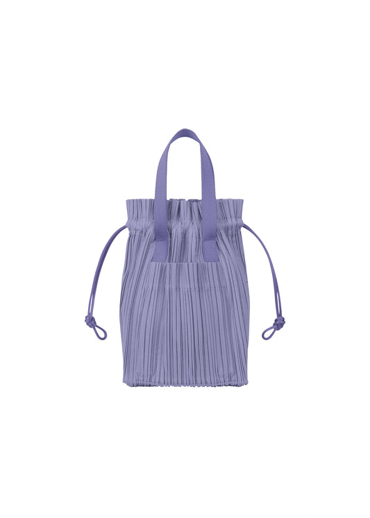 A product shot of the PLEATS PLEASE ISSEY MIYAKE PLEATS TOTE BAG bag in steel blue (74).