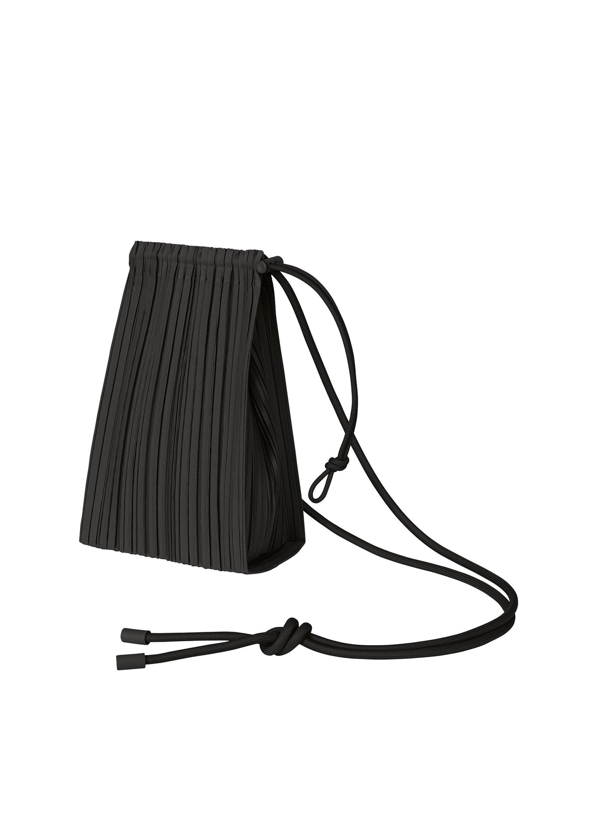 A product shot of the PLEATS PLEASE ISSEY MIYAKE DEWDROP PLEATS BAG bag in black (15).