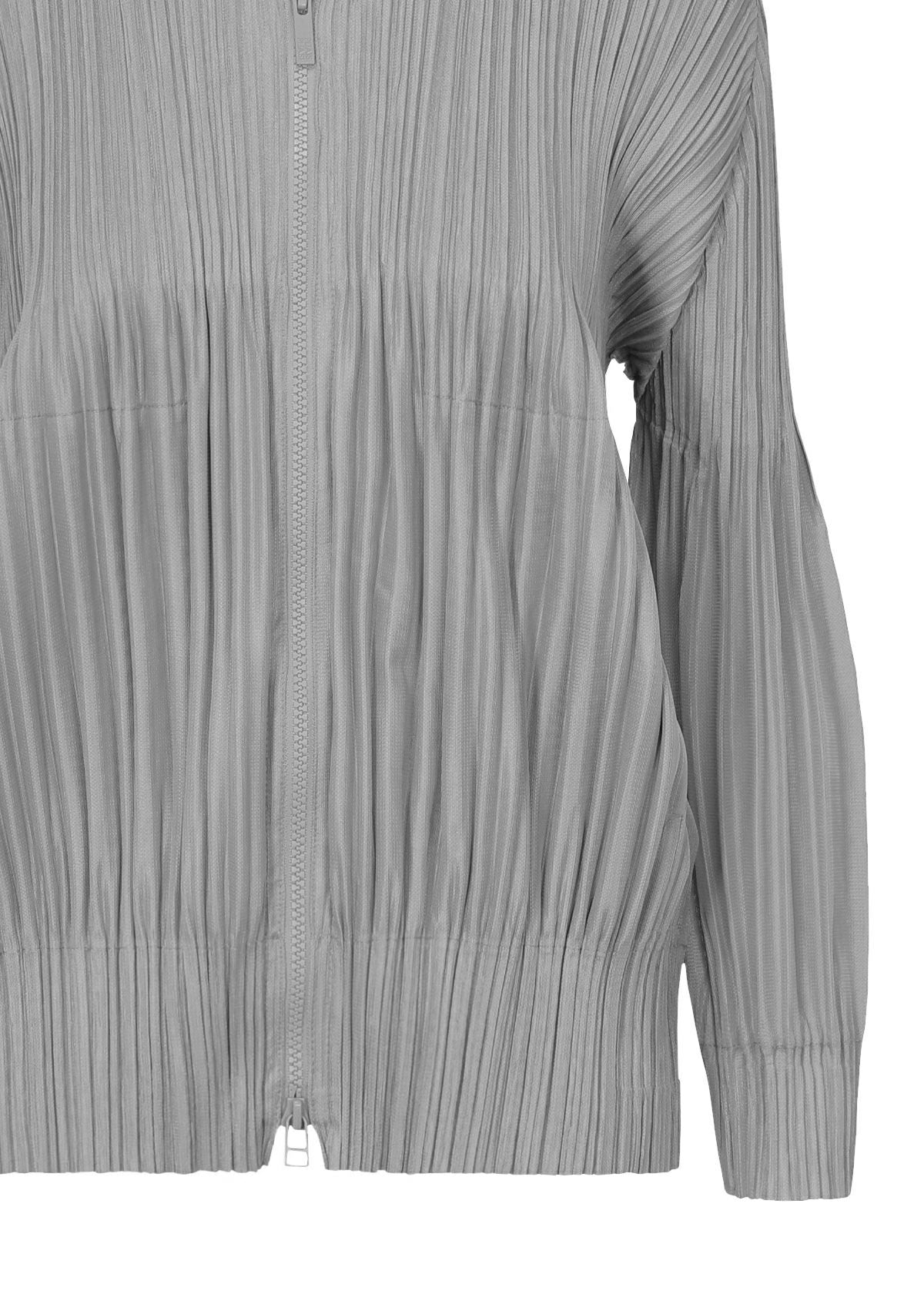 FLUFFY BASICS Jacket Cool Grey – The official ISSEY MIYAKE ONLINE