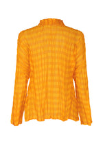 A detail shot of the PLEATS PLEASE ISSEY MIYAKE TWISTED BORDER SHIRT shirt.