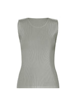 A product shot of the PLEATS PLEASE ISSEY MIYAKE MIST APRIL shirt in cool grey (11).