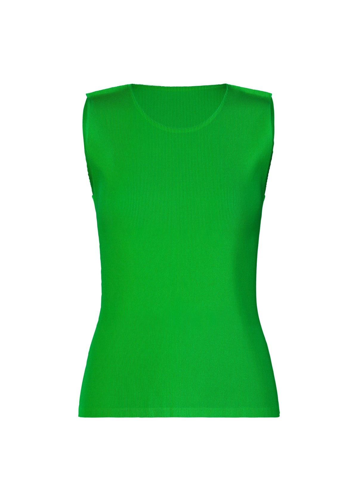 A product shot of the PLEATS PLEASE ISSEY MIYAKE MIST APRIL shirt in green (62).