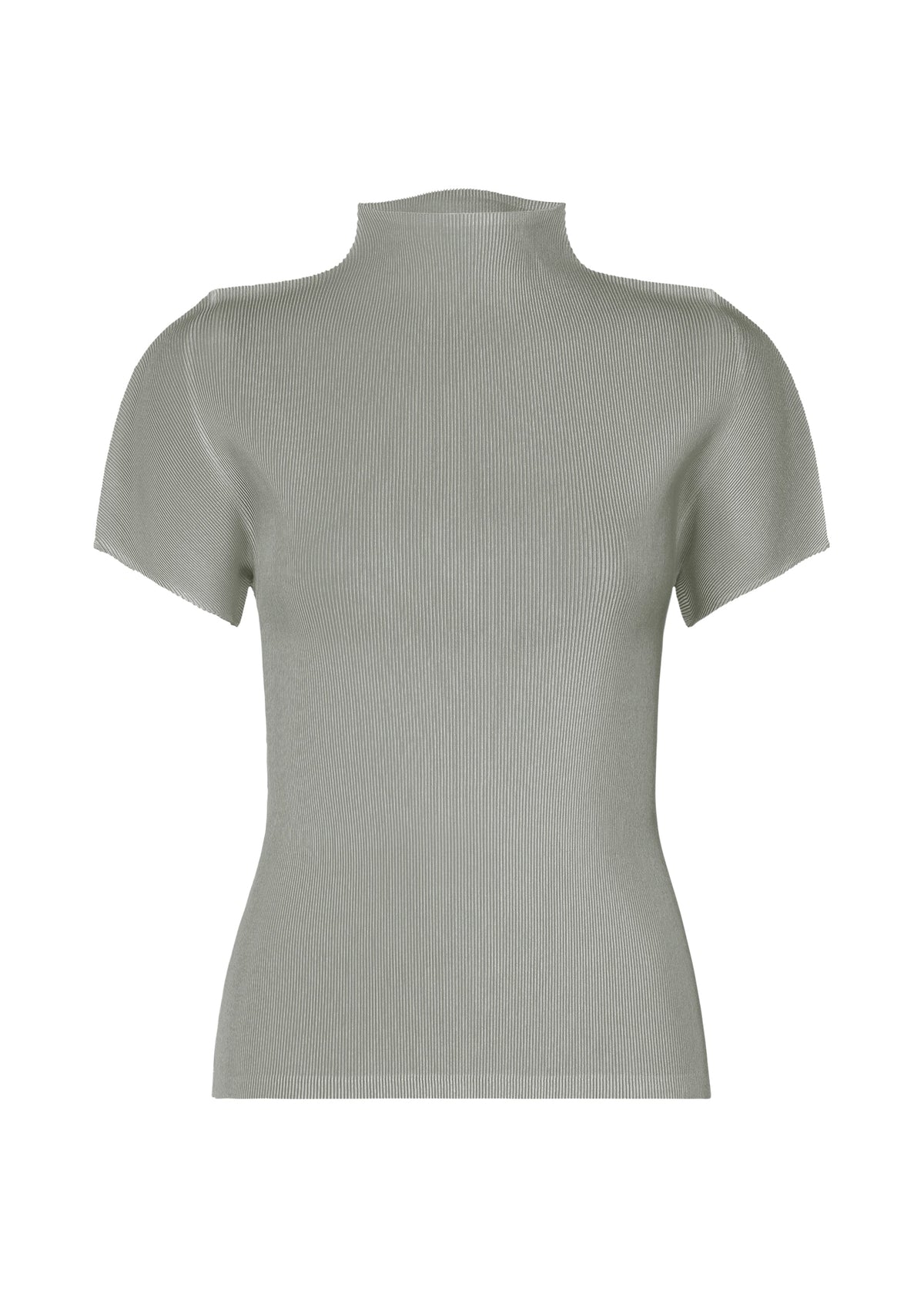 A product shot of the PLEATS PLEASE ISSEY MIYAKE MIST APRIL shirt in cool grey (11).