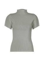 A product shot of the PLEATS PLEASE ISSEY MIYAKE MIST APRIL shirt in cool grey (11).