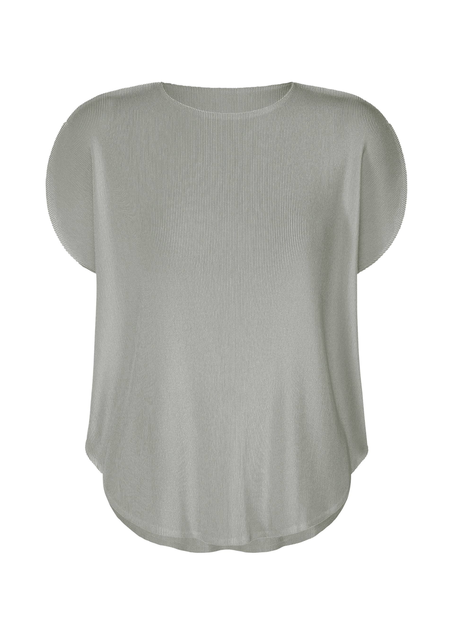 A product shot of the PLEATS PLEASE ISSEY MIYAKE MIST APRIL shirt in cool grey (11).