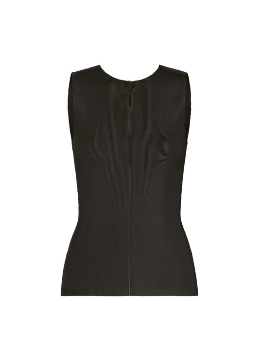 A product shot of the PLEATS PLEASE ISSEY MIYAKE MIST JUNE shirt in charcoal.