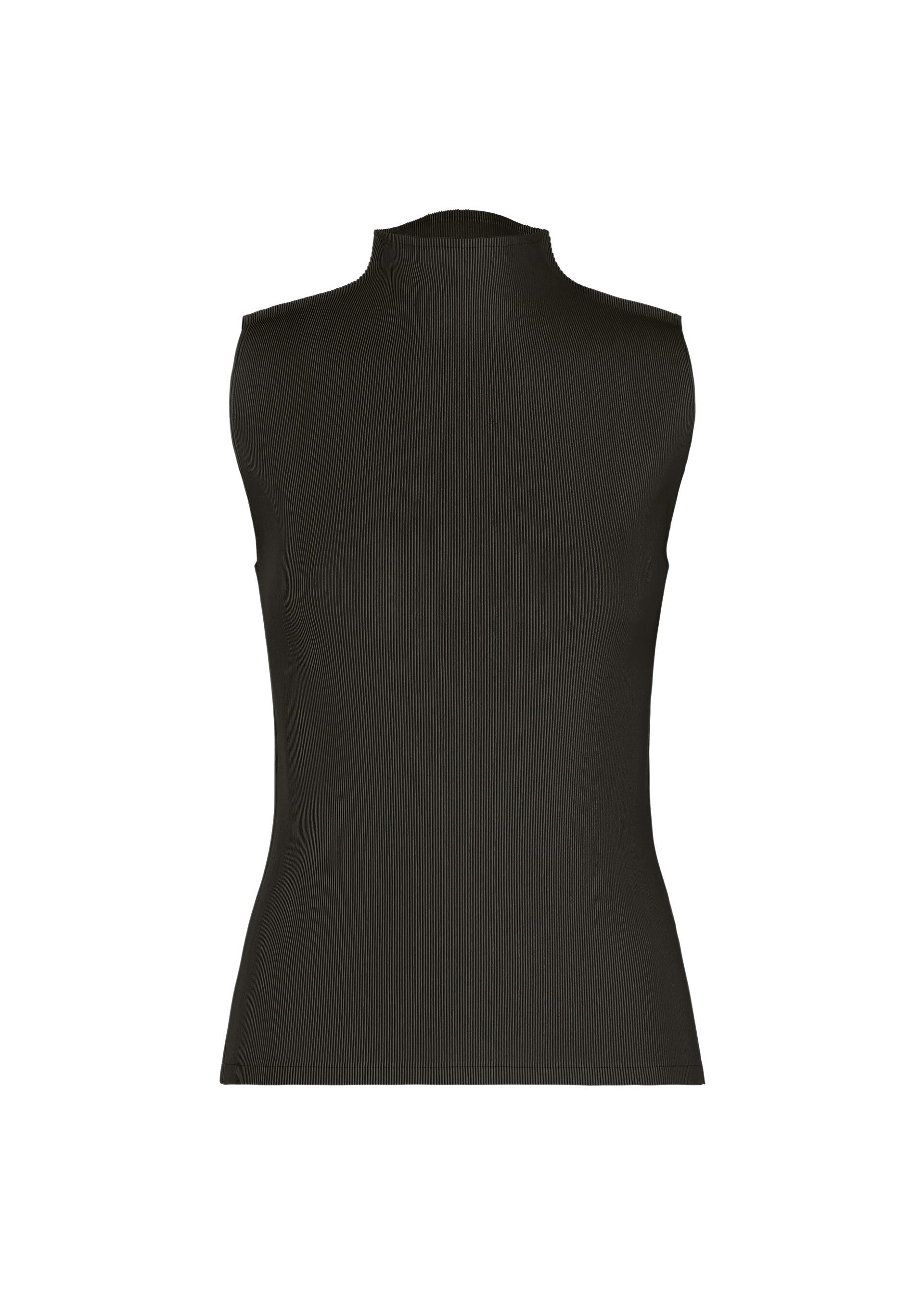 A product shot of the PLEATS PLEASE ISSEY MIYAKE MIST JUNE shirt in charcoal.
