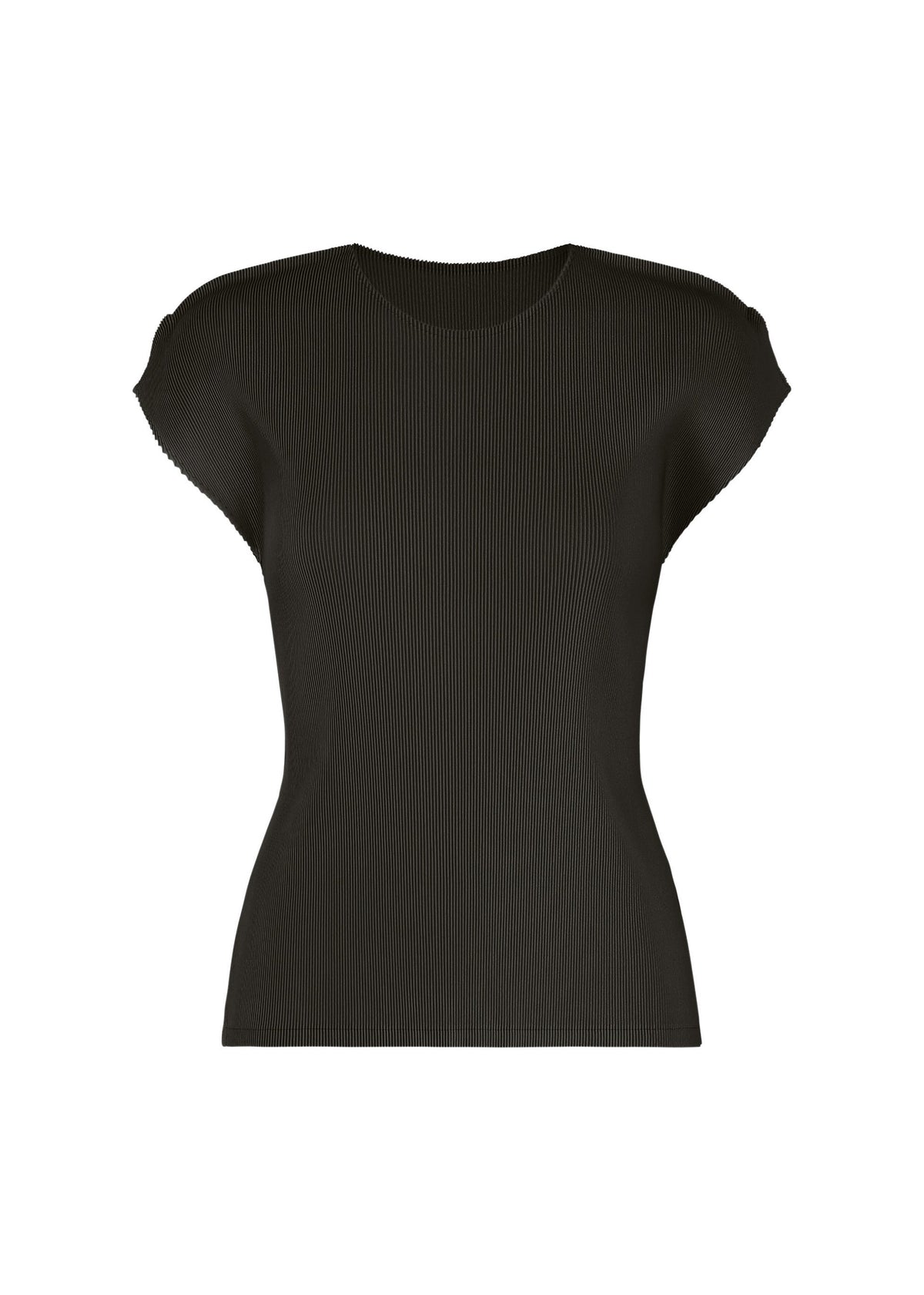 A product shot of the PLEATS PLEASE ISSEY MIYAKE MIST JUNE shirt in charcoal.