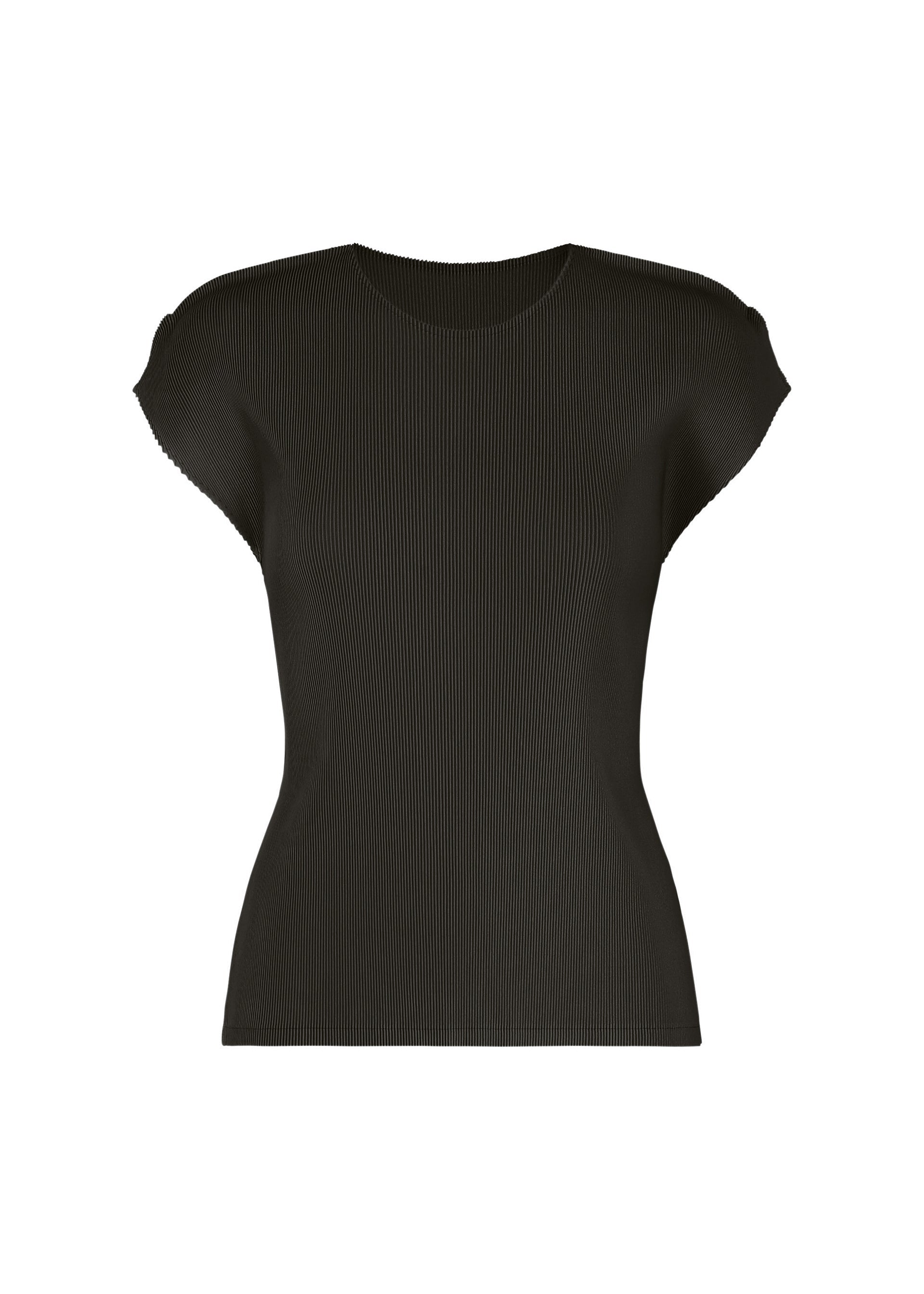 A product shot of the PLEATS PLEASE ISSEY MIYAKE MIST JUNE shirt in charcoal.
