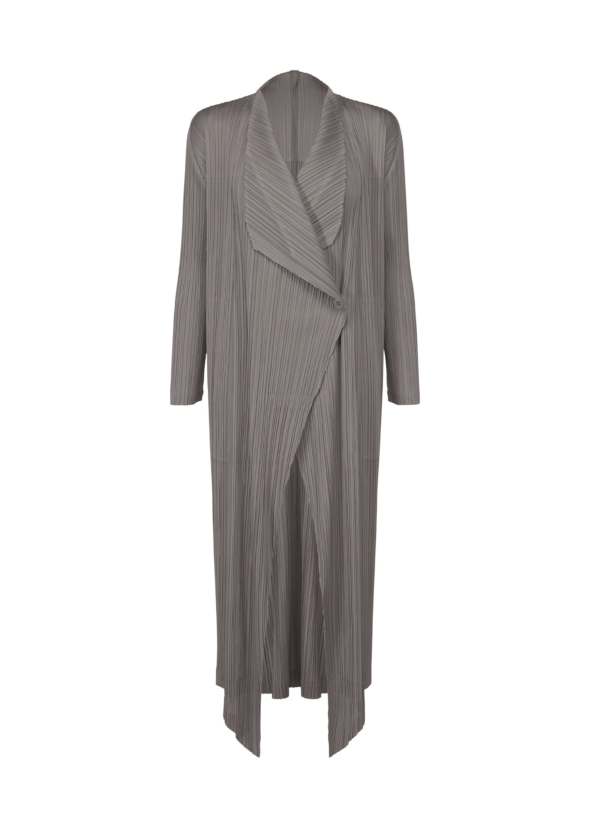 A product shot of the PLEATS PLEASE ISSEY MIYAKE MONTHLY COLORS JANUARY clothing in grey (12).