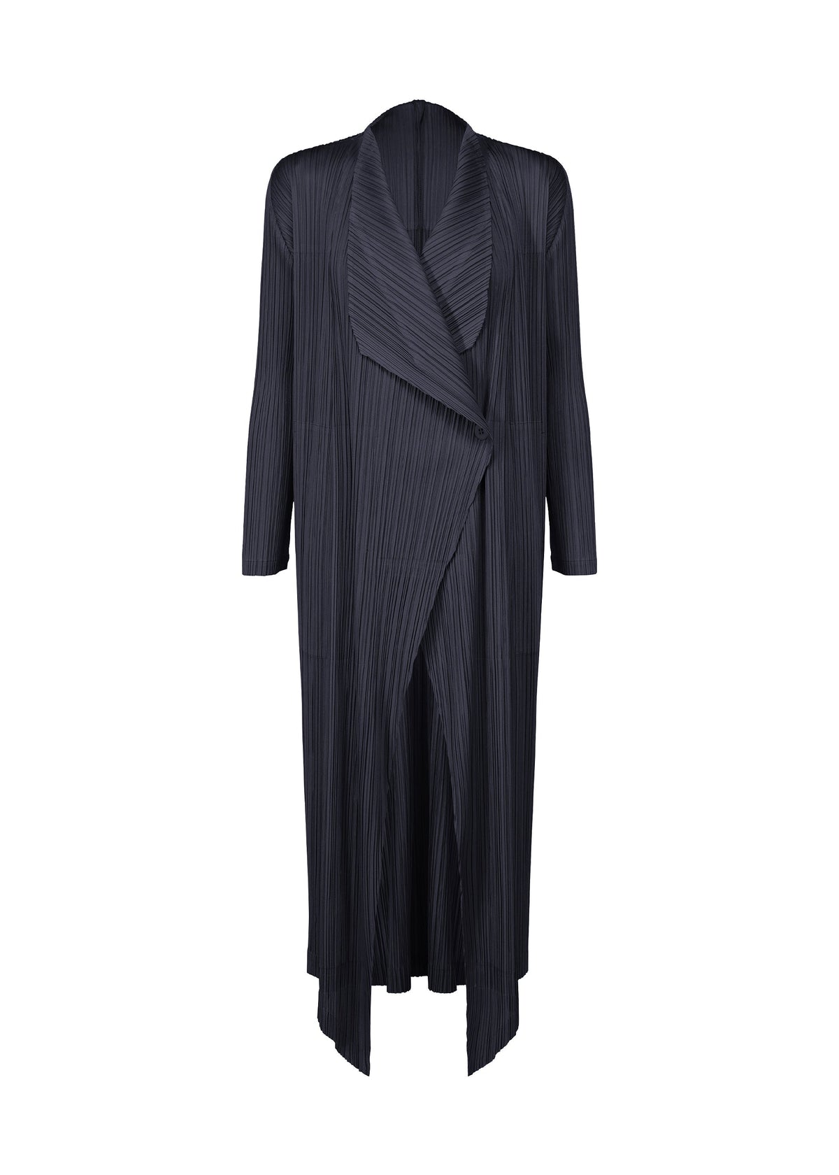 A product shot of the PLEATS PLEASE ISSEY MIYAKE MONTHLY COLORS JANUARY clothing in dark navy (78).