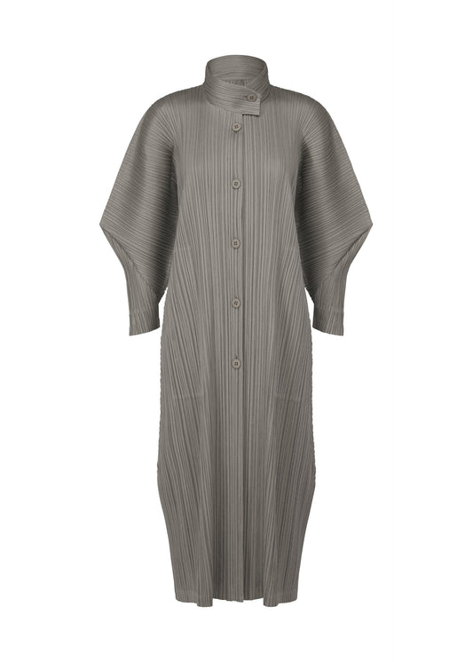 A product shot of the PLEATS PLEASE ISSEY MIYAKE SKYLINE clothing in grey (12).