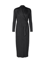 A product shot of the PLEATS PLEASE ISSEY MIYAKE FACADE coat in black (15).