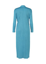 A detail shot of the PLEATS PLEASE ISSEY MIYAKE FACADE coat.