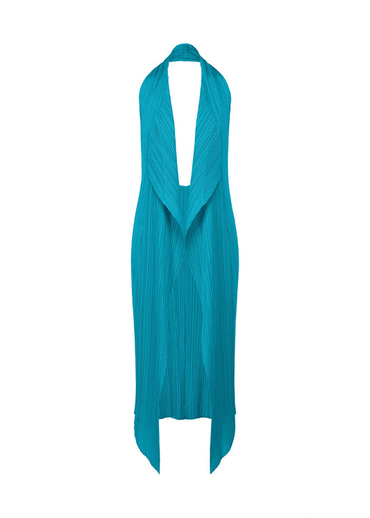 A product shot of the PLEATS PLEASE ISSEY MIYAKE MONTHLY COLORS JANUARY clothing in sky blue (73).