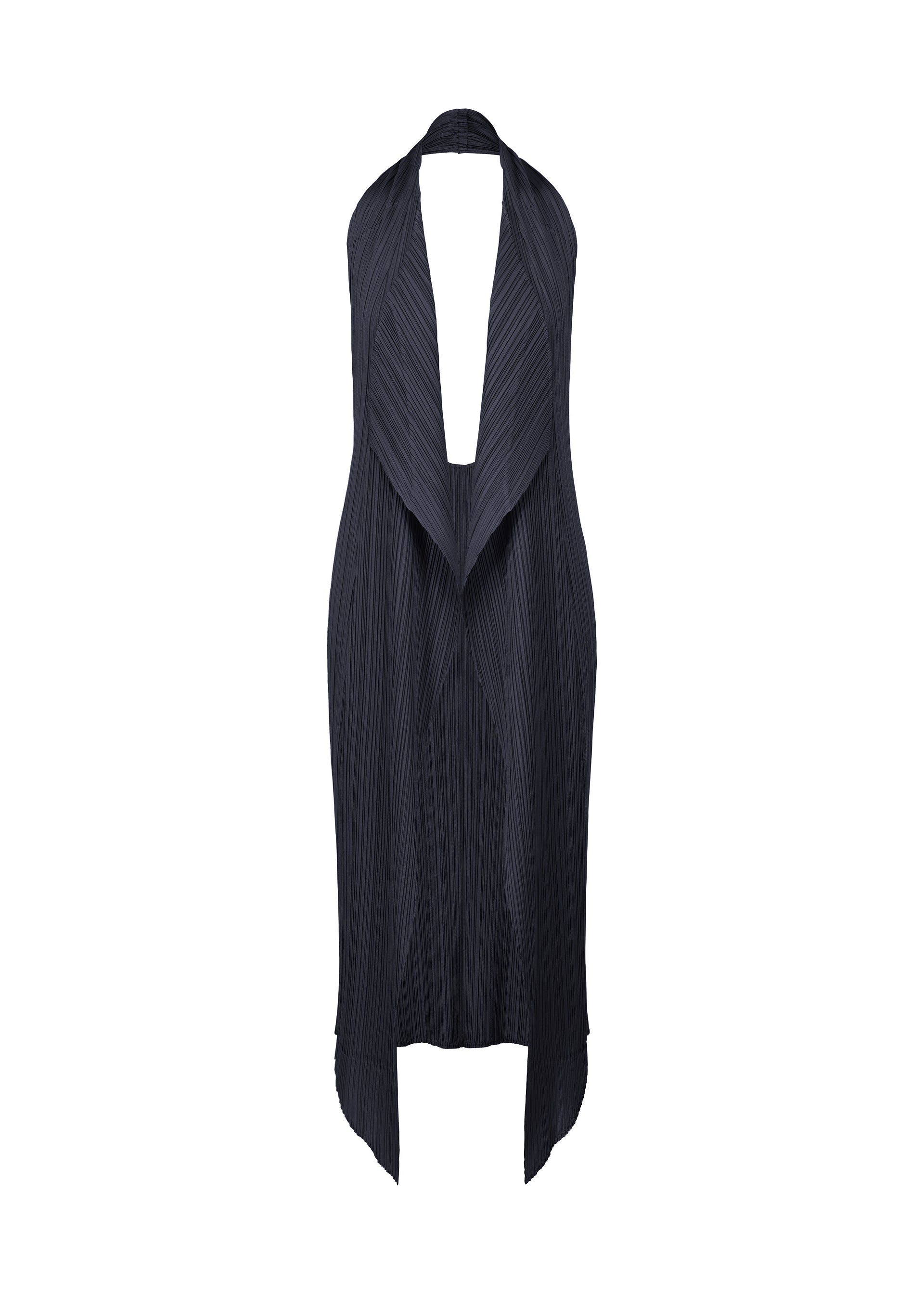 A product shot of the PLEATS PLEASE ISSEY MIYAKE MONTHLY COLORS JANUARY clothing in dark navy (78).