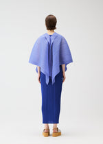A model wears the PLEATS PLEASE ISSEY MIYAKE LUCID PLEATS vest.