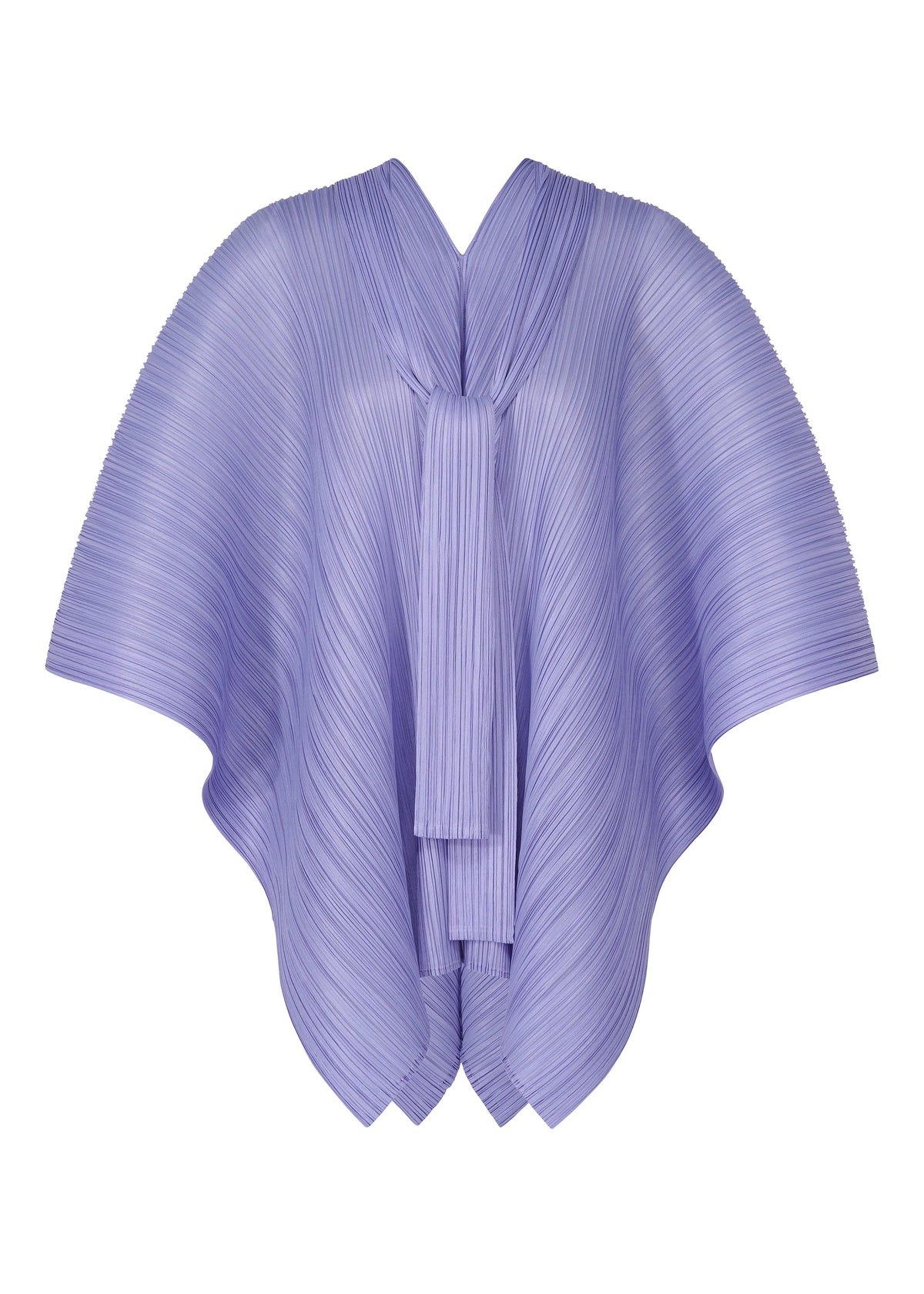 A product shot of the PLEATS PLEASE ISSEY MIYAKE LUCID PLEATS vest in steel blue (74).