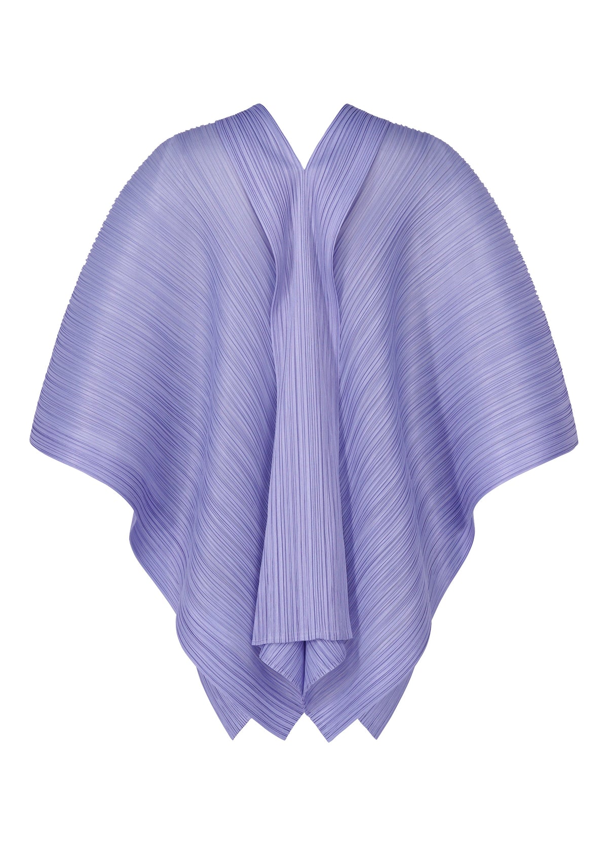 A detail shot of the PLEATS PLEASE ISSEY MIYAKE LUCID PLEATS vest.