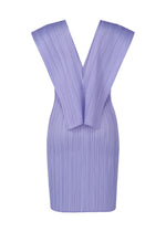 A detail shot of the PLEATS PLEASE ISSEY MIYAKE LUCID PLEATS vest.