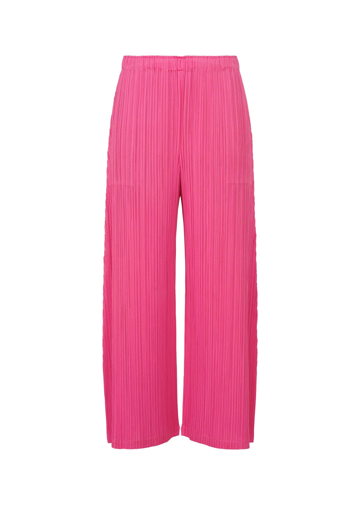 A product shot of the PLEATS PLEASE ISSEY MIYAKE MONTHLY COLORS JANUARY clothing in hot pink (21).