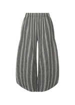 COTTON ZIGZAG Trousers Grey
