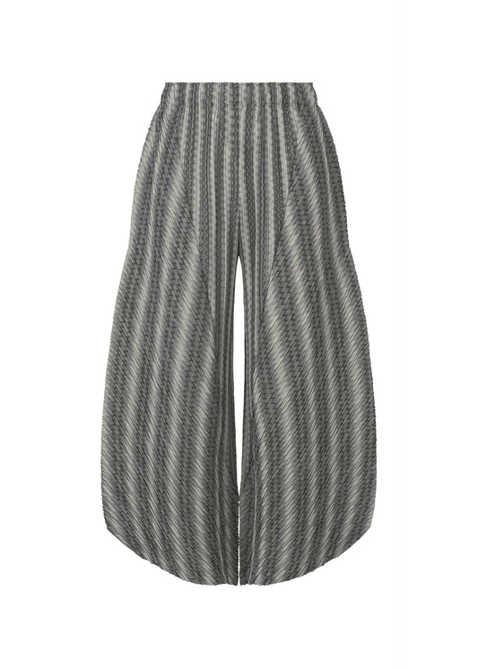 COTTON ZIGZAG Trousers Grey