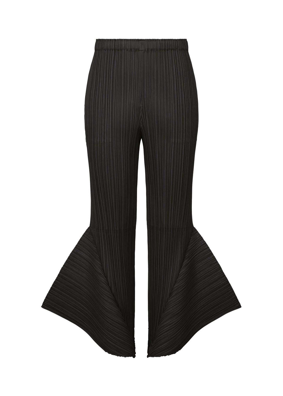 A product shot of the PLEATS PLEASE ISSEY MIYAKE SKYLINE clothing in black (15).