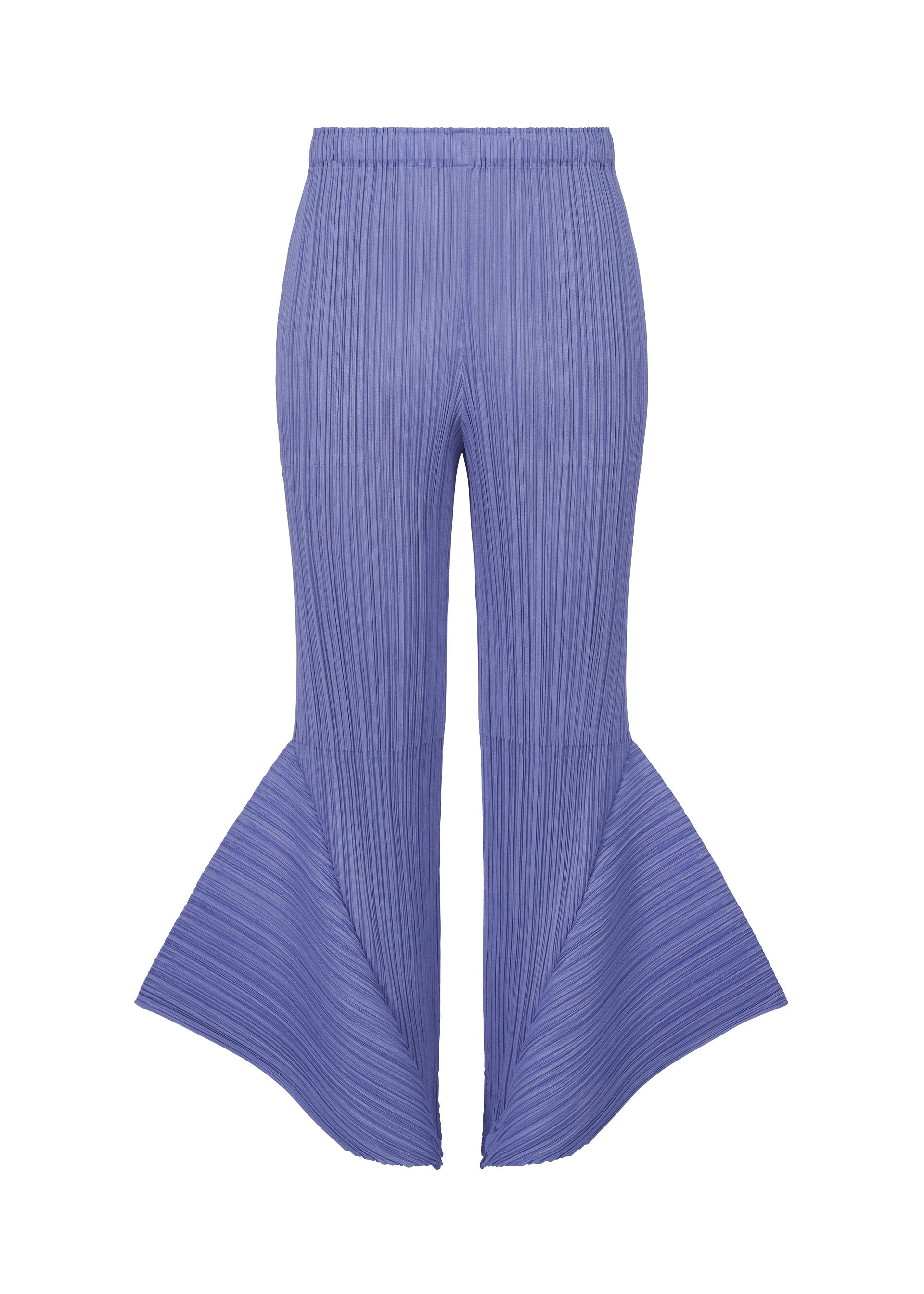 A product shot of the PLEATS PLEASE ISSEY MIYAKE SKYLINE clothing in steel blue (74).