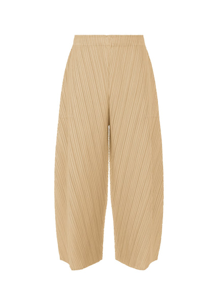 COAST Wide-leg Trousers Sand Beige – The official ISSEY MIYAKE