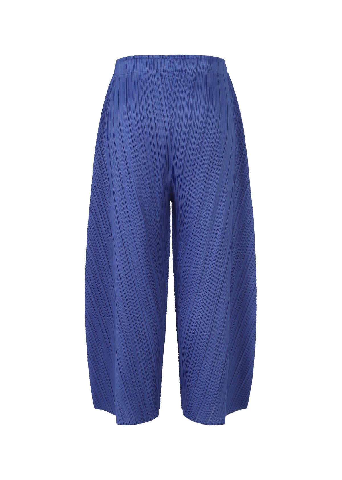 A detail shot of the PLEATS PLEASE ISSEY MIYAKE COAST trousers.