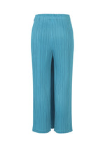 A detail shot of the PLEATS PLEASE ISSEY MIYAKE FACADE trousers.