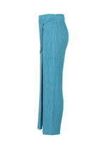 A detail shot of the PLEATS PLEASE ISSEY MIYAKE FACADE trousers.